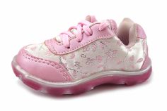 Zapatillas Con Cordones y Flores Bordadas