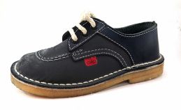 Zapato Con Cordon de Cuero Tipo Kickers