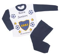 Pijama Invierno Pantalon y Remera Manga Larga  Boca Juniors