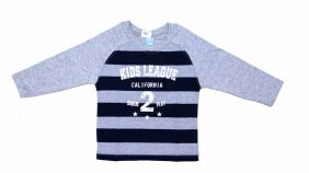 Remera Rayada Manga Larga Varon 