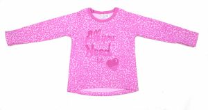 Buzo Sin Capucha Estampado Animal Print Con Glitter