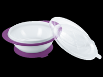 Plato Bowl Con Sopapa Tapa Para Microondas y Para Viaje