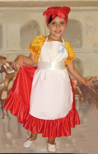 Disfraz Patrio Lavandera Mazamorrera