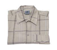 Camisa Manga Larga Escocesa Con Broches