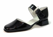  Guillermina Zapato Charol Con Hebilla y Taco