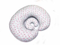 Almohadon Amamantador Algodon Estampado Floreado - CON CUELLITO-