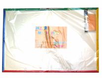 Pizarron Pizarra magnetica con marco pvc 60x40 cm