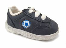 Zapatillas Con Cordon de Cuerina Con Aplique de Pelota de Futbol