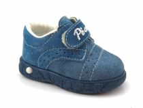 Zapatillas Con Velcro De Gamuza Tipo Jean