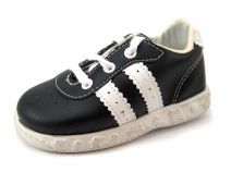 Zapatillas Con Cordon Cuerina Con Rayas