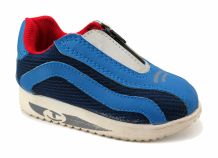 Zapatillas Con Cierre Cuerina y Tela