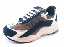 Zapatillas Con Cordon Combinado Tela