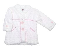 Tapado Simil Piel blanco con rosa