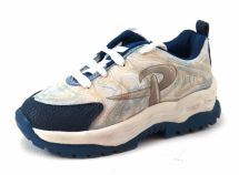 Zapatillas Con Cordon de Tela Con Apliques