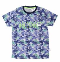 Remera Varon Manga Corta Estampada