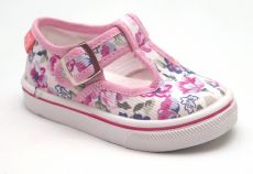 Guillermina Lona Estampada Rosa Con Broche