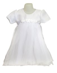 Vestido Bautismo Nena Con Tul 