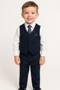 Conjunto De Chaleco Pantalon Camisa Y Corbata