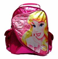  Mochila Espalda Princesas Aurora Bella Durmiento con lentejuelas "Solo Amor"