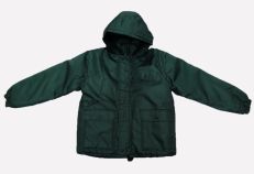 Campera Colegial Con Wata Bolsillos Con Broche