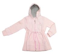 Campera de Algodon Frizado Con Capucha y Cordon en La Cintura Para Ajustar