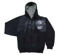 Campera de Algodon Con Friza y Capucha Con Estampa