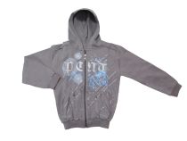 Campera de Algodon Con Friza y Capucha Estampado