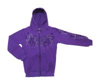 Campera de Algodon Con Friza Nena Estampado Metalico