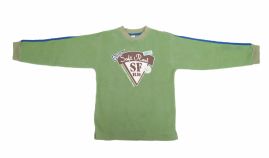 Buzo de Algodon Frizado Sin Capucha Estampado