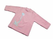 Buzo de Algodon Frizado Jirafa Bordada