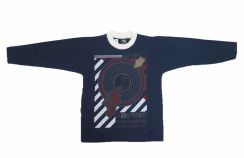 Buzo de Algodon Frizado Sin Capucha Estampado Circulos