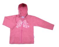 Campera de Algodon Frizado Con Capucha Estampado Brillo Sweet Girl