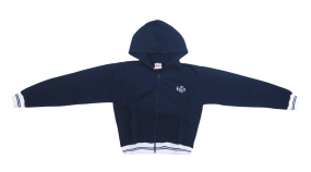 Campera de Algodon Rustico Con Cintura y Puño Bordado Girls