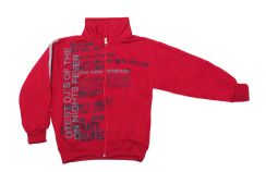 Campera Frizada Estampado Letras