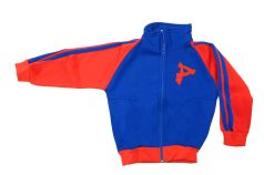 Campera de Acetato Frizado Bordado P