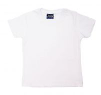 Remera de Algodon Manga Corta Lisa