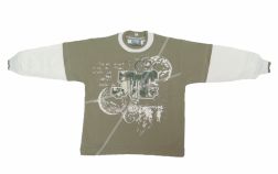 Buzo de Algodon Frizado Estampado