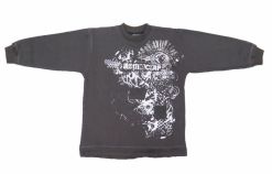 Buzo de Algodon Frizado Estampado Just Time Corp