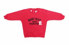 Buzo de Algodon Con Friza Sin Capucha Estampado