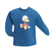 Buzo de Algodon Frizado Estampado Pato