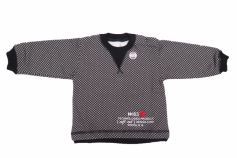 Buzo de Algodon Frizado Estampado Cuadrille