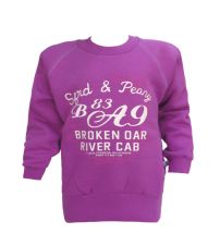 Buzo de Algodon Frizado Estampado Broken Oar