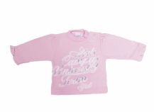 Buzo de Algodon Frizado Estampado Con Brillo