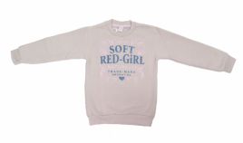 Buzo Gamuzado Estampado Con Puño y Cintura