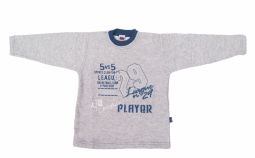 Buzo de Algodon Frizado Estampado 29 Metalico