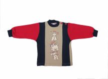 Buzo de Algodon Frizado Estampado Perro