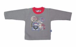 Buzo de Algodon Frizado Sin Capucha Estampado Perro