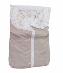 Portaenfant Sin Capucha Liso Con Broderie