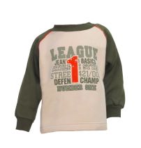 Buzo de Algodon Frizado Estampado 1 "League"