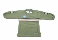 Buzo de Algodon Frizado Franja Tejida